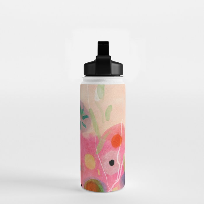 floral power abstract Water Bottle Gallery Image 2