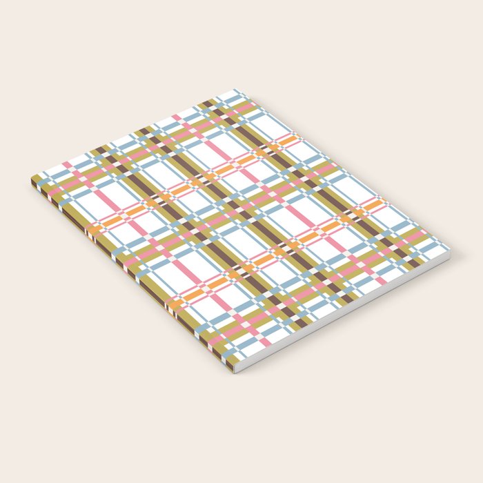 Bold Crosshatch Colorful Notebook Gallery Image 1