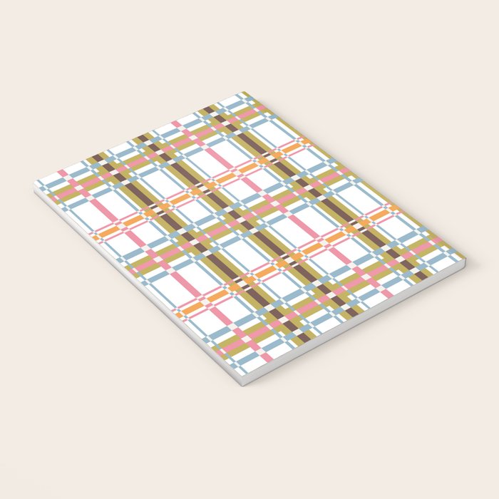 Bold Crosshatch Colorful Notebook Gallery Image 3