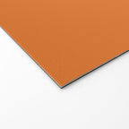 Cute Pink Heart on Orange Minimal Welcome Mat Gallery Image 2
