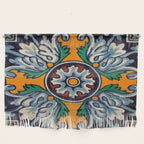 Mandala mexican talavera tile ceramic mosaic Wall Hanging Gallery Image 1