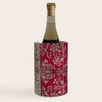 Kashan Central Persian Silk Rug Print Wine Chiller Gallery Image 2