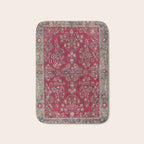 Kashan Central Persian Silk Rug Print Bath Mat Gallery Image 1