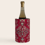 Kashan Central Persian Silk Rug Print Wine Chiller Gallery Image 1