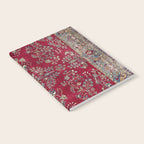 Kashan Central Persian Silk Rug Print Notebook Gallery Image 2