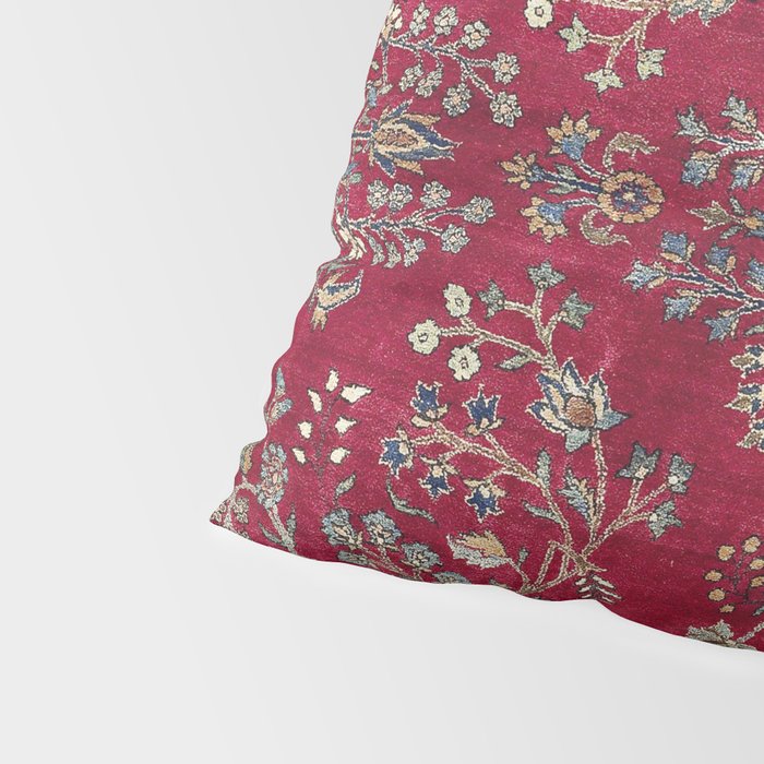 Kashan Central Persian Silk Rug Print Pillow Sham Gallery Image 4
