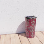 Kashan Central Persian Silk Rug Print Travel Mug Gallery Image 4