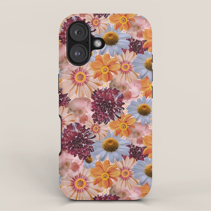 Flower Collage Print iPhone Case Gallery Image 1