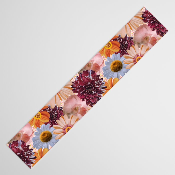 Flower Collage Print Table Runner Gallery Image 3