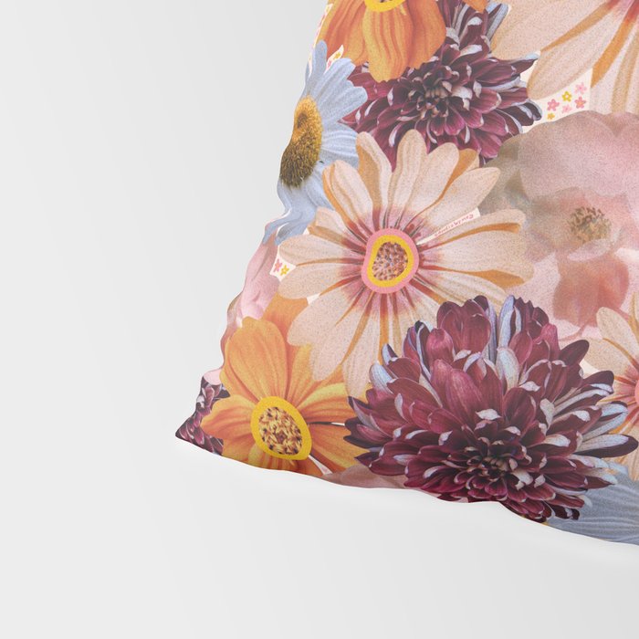 Flower Collage Print Pillow Sham Gallery Image 4