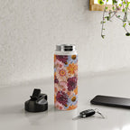 Flower Collage Print Water Bottle Gallery Image 4
