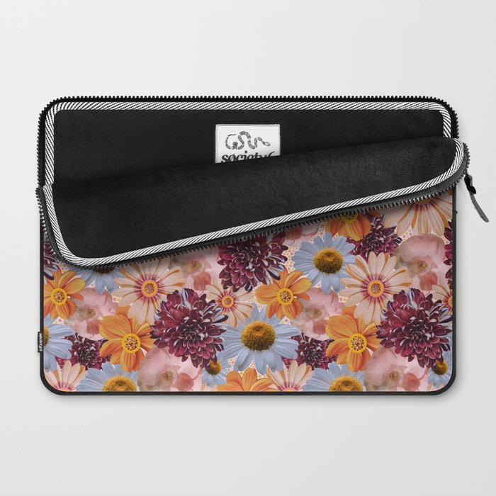 Flower Collage Print Laptop Sleeve Gallery Image 2