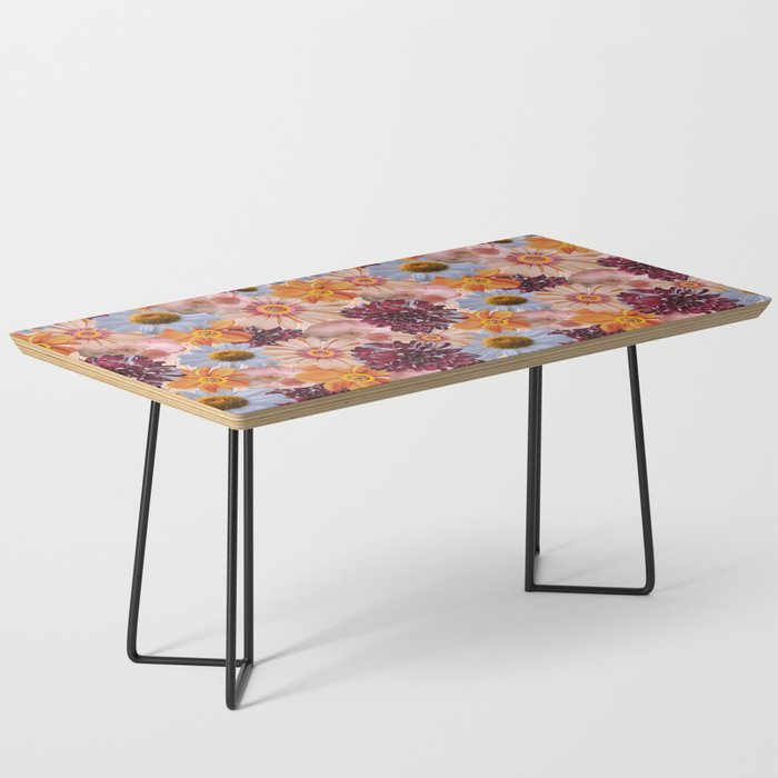 Flower Collage Print Coffee Table Gallery Image 1