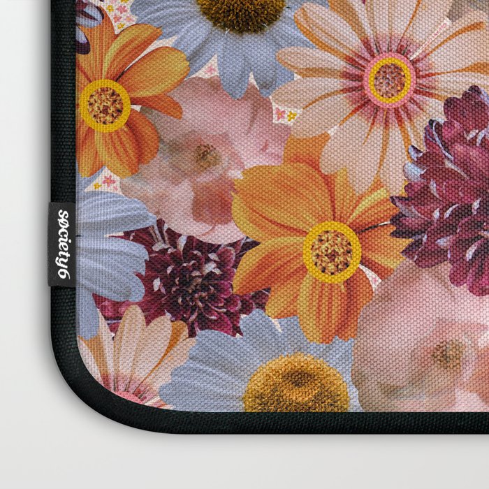 Flower Collage Print Laptop Sleeve Gallery Image 3