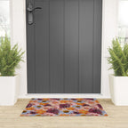 Flower Collage Print Welcome Mat Gallery Image 3