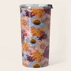 Flower Collage Print Travel Mug Gallery Image 2