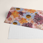Flower Collage Print Wrapping Paper Gallery Image 2