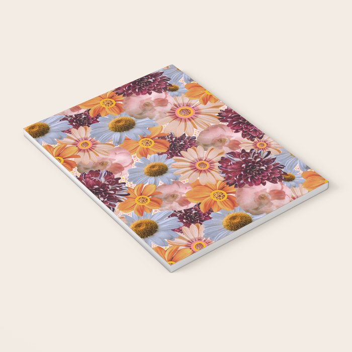 Flower Collage Print Notebook Gallery Image 3