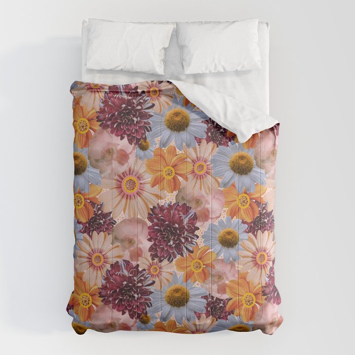 Flower Collage Print Comforter Gallery Image 6