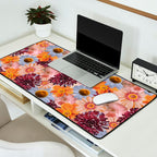 Flower Collage Print Desk Mat Gallery Image 2