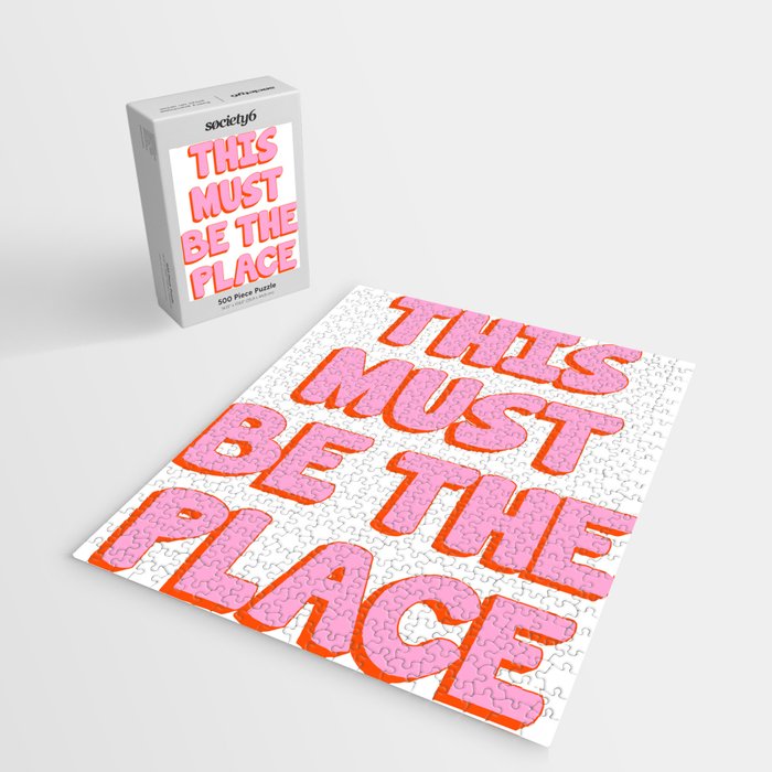 This Must Be The Place: The Peach Edition Jigsaw Puzzle Gallery Image 2