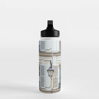 Montmartre Charm - Paris Travel Photography Water Bottle Gallery Image 3