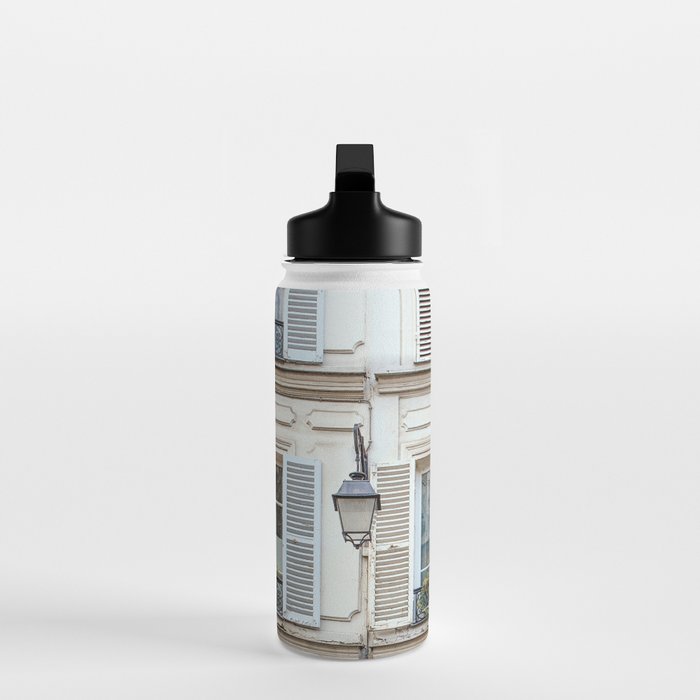 Montmartre Charm - Paris Travel Photography Water Bottle Gallery Image 3