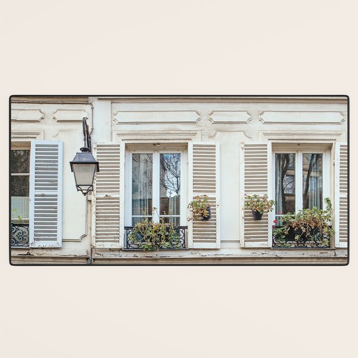 Montmartre Charm - Paris Travel Photography Desk Mat Gallery Image 3