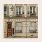 Montmartre Charm - Paris Travel Photography Wood Wall Art Gallery Image 1