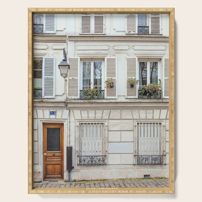 Montmartre Charm - Paris Travel Photography Serving Tray Gallery Image 1