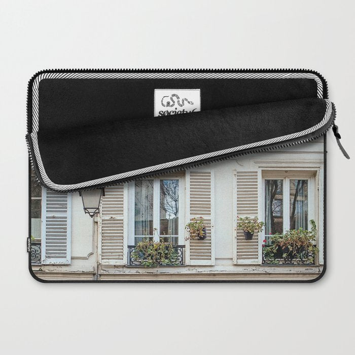 Montmartre Charm - Paris Travel Photography Laptop Sleeve Gallery Image 2