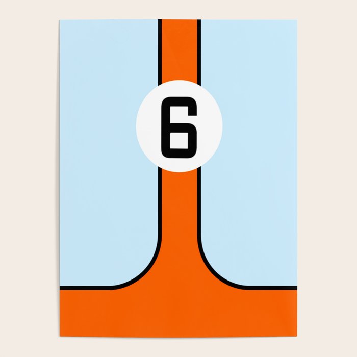 Gulf Le Mans Tribute design Poster Gallery Image 4