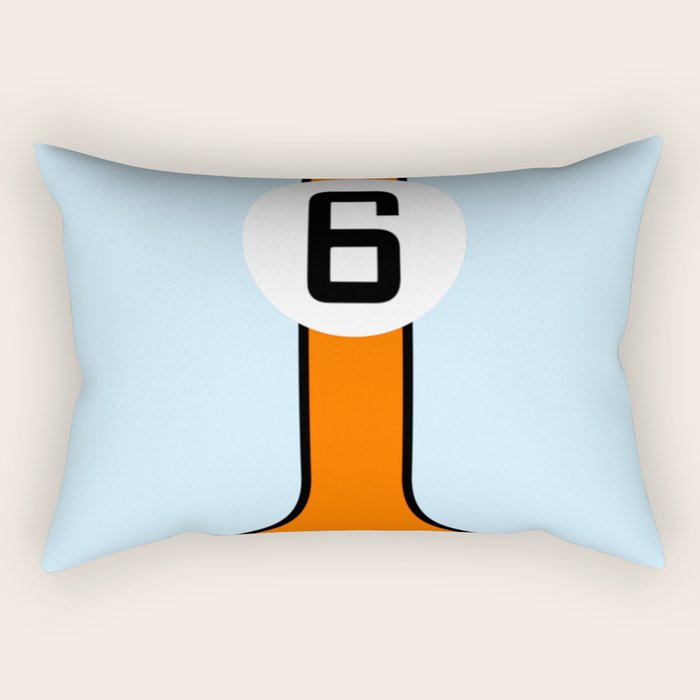 Gulf Le Mans Tribute design Rectangular Pillow Gallery Image 2