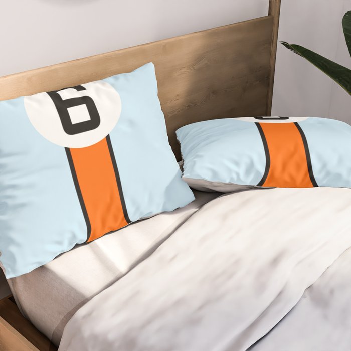 Gulf Le Mans Tribute design Pillow Sham Gallery Image 2