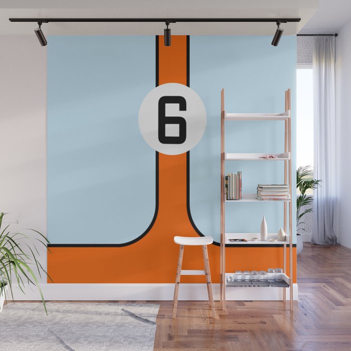 Gulf Le Mans Tribute design Wall Mural Gallery Image 1