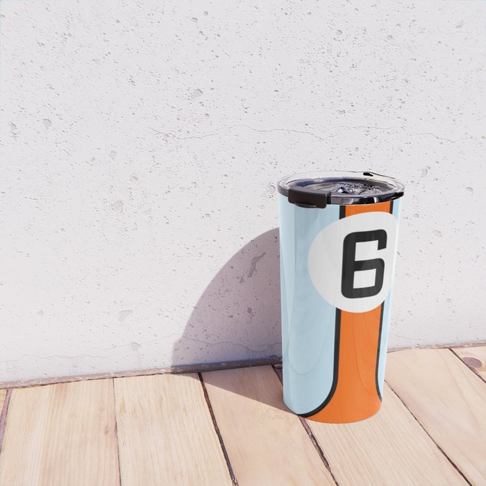 Gulf Le Mans Tribute design Travel Mug Gallery Image 4