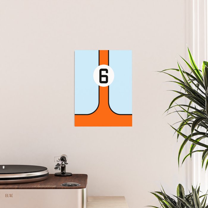 Gulf Le Mans Tribute design Poster Gallery Image 2