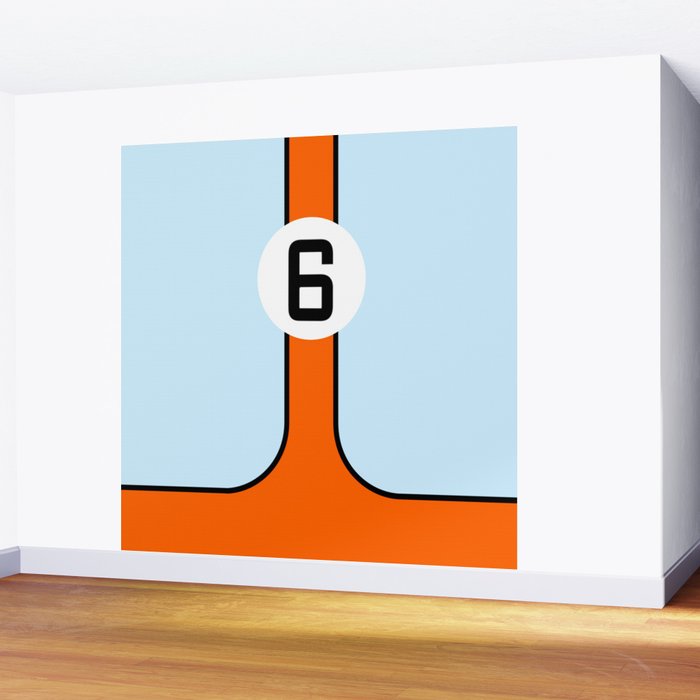 Gulf Le Mans Tribute design Wall Mural Gallery Image 2