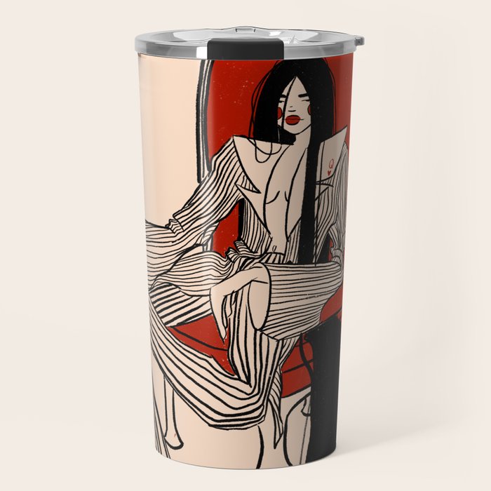 Queen of Hearts Travel Mug Gallery Image 1