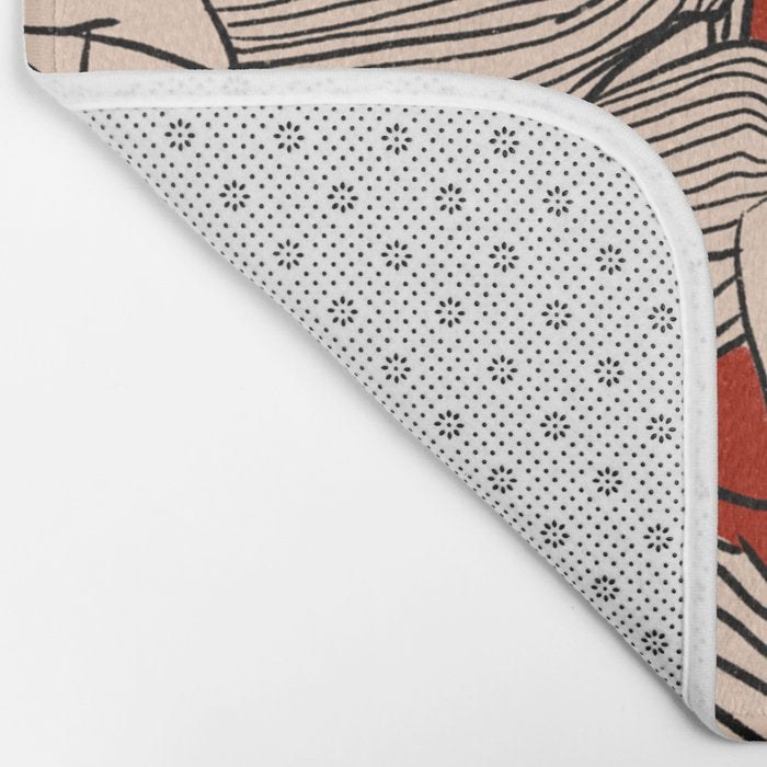 Queen of Hearts Bath Mat Gallery Image 2