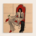 Queen of Hearts Wood Wall Art Gallery Image 1