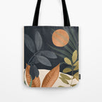 Abstract Art Tropical Leaves 122 Tote Bag Gallery Image 1