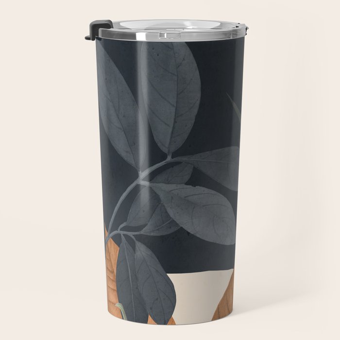 Abstract Art Tropical Leaves 122 Travel Mug Gallery Image 3