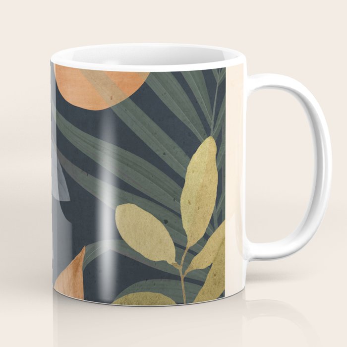 Abstract Art Tropical Leaves 122 Coffee Mug Gallery Image 1