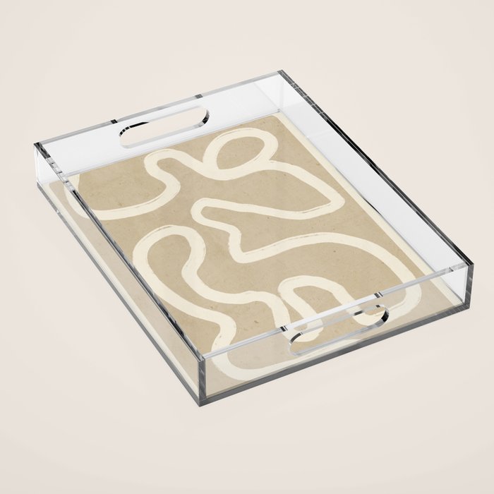 Abstract line art 73 Acrylic Tray Gallery Image 1