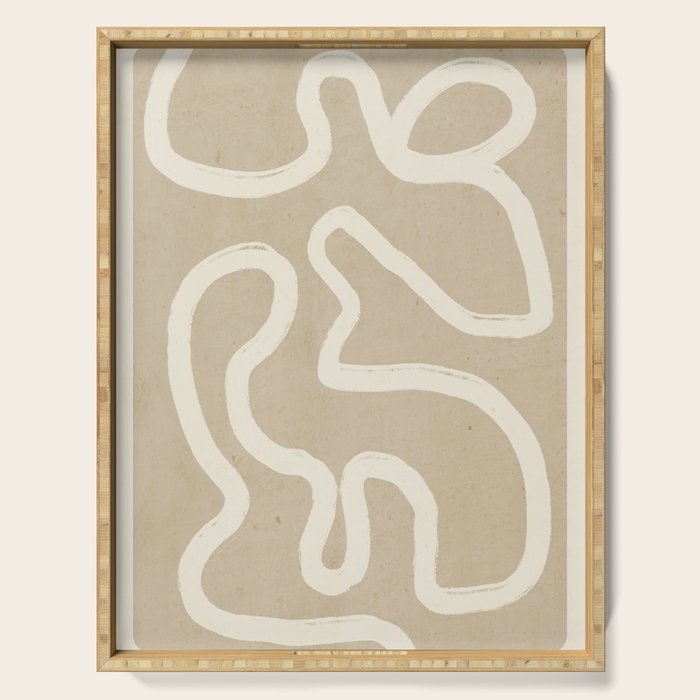 Abstract line art 73 Serving Tray Gallery Image 1
