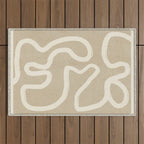 Abstract line art 73 Outdoor Rug Gallery Image 1