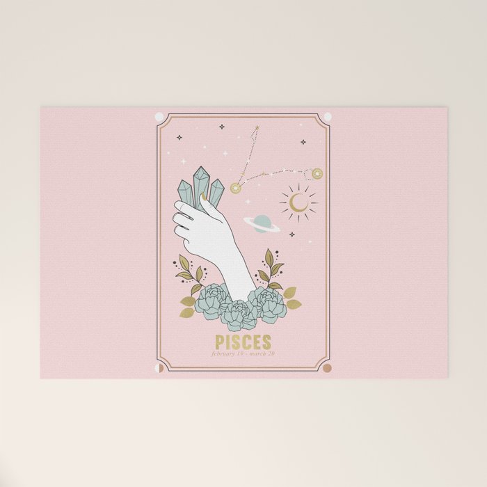 Pisces Zodiac sign Welcome Mat Gallery Image 1