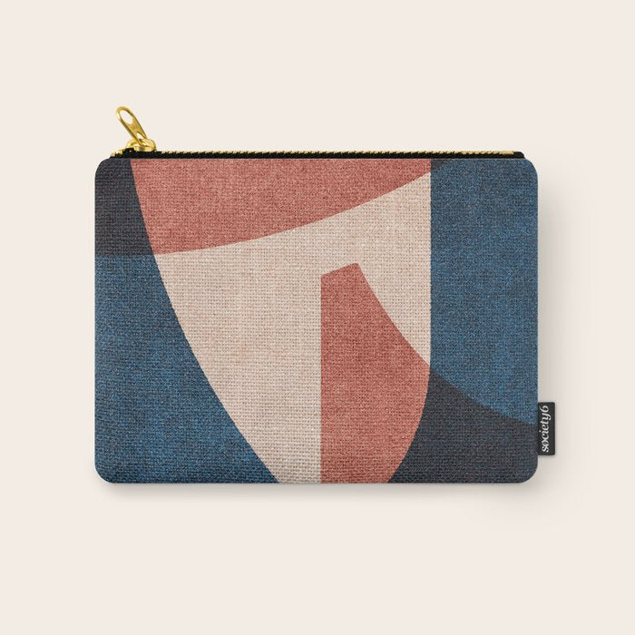 ABSTRACT ALPHABET / Gothic C Carry All Pouch Gallery Image 1