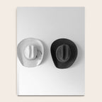 Cowboy Hat Wall - Black and White Notebook Gallery Image 4